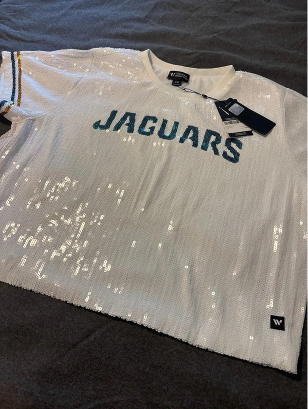 Jaguars sequin 2XL women’s shirt the wild collective brand